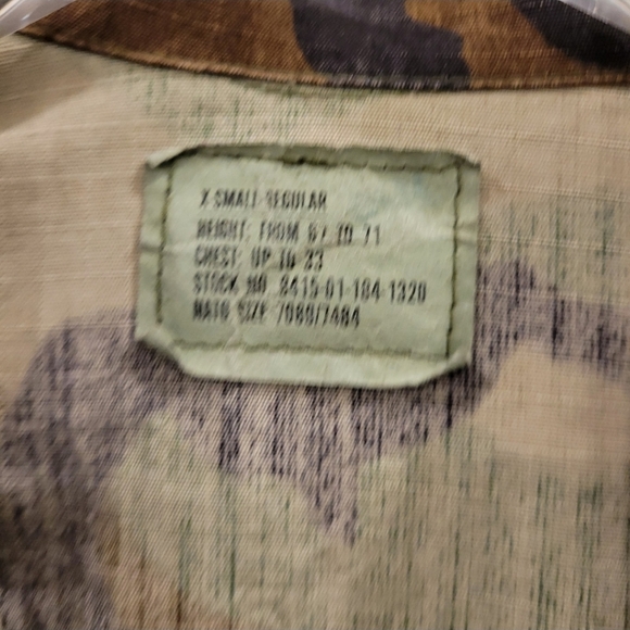 Authentic Military Camouflage Jacket Mens Size XS Women's Size S - Picture 6 of 12